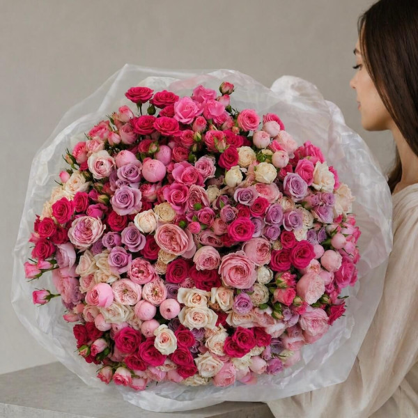 Bush roses mix "Bright Moments"
